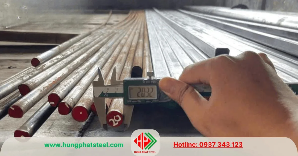 Thép tròn đặc phi 20 (Láp D20) 