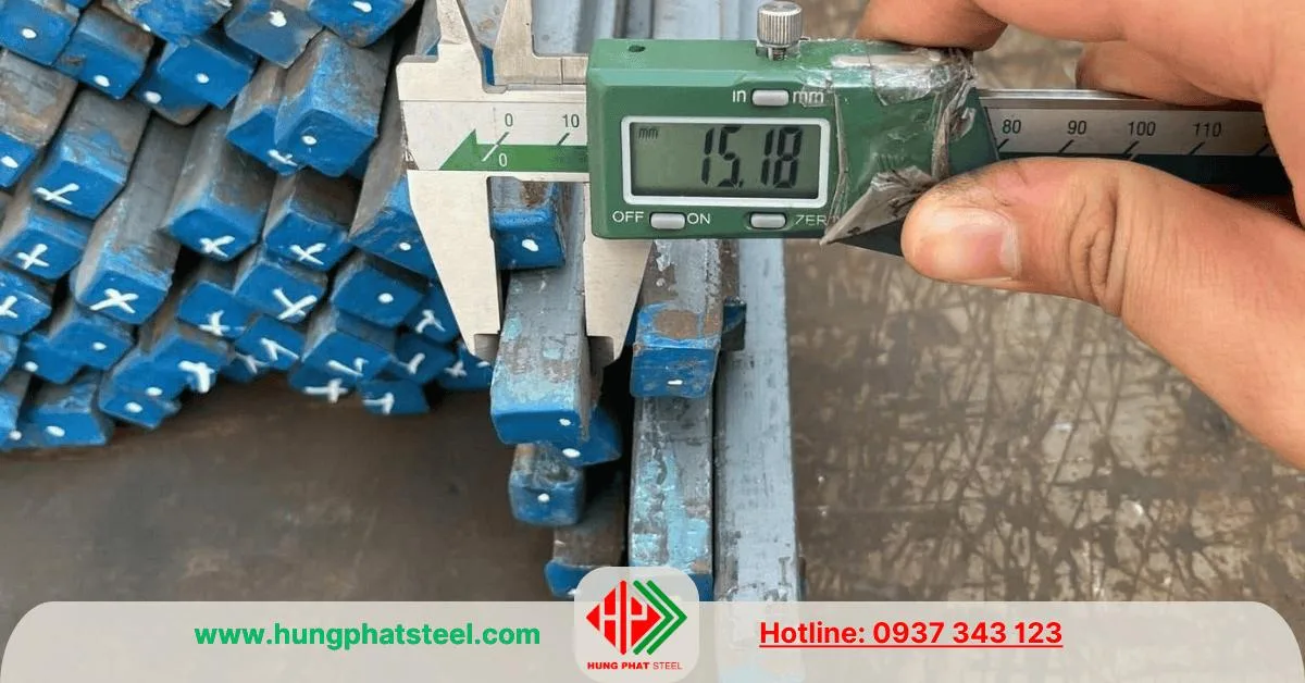 Thép vuông đặc 15x15