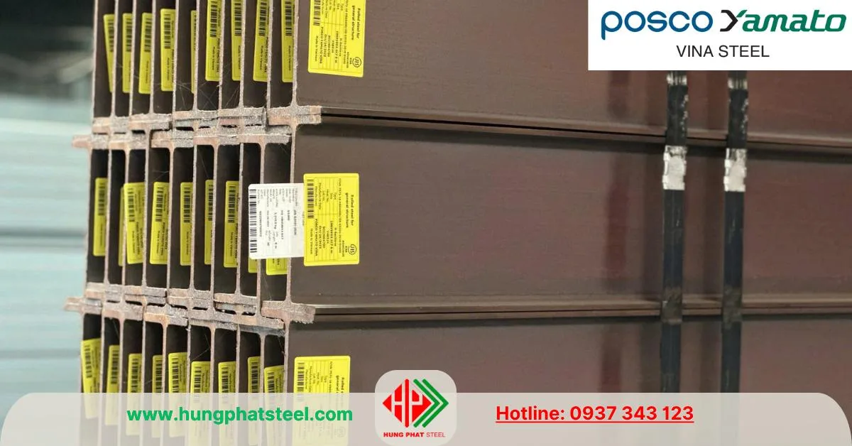 Trọng lượng thép hình i Posco
