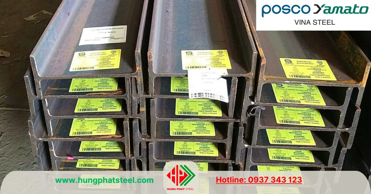 Trọng lượng thép hình i Posco