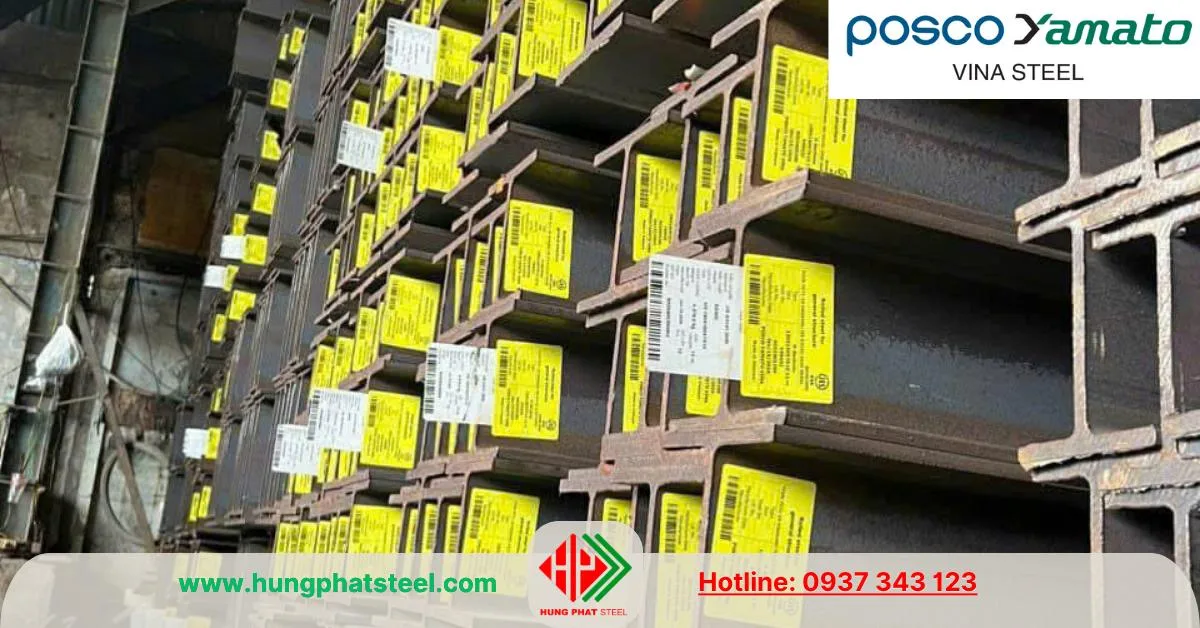 Trọng lượng thép hình i Posco