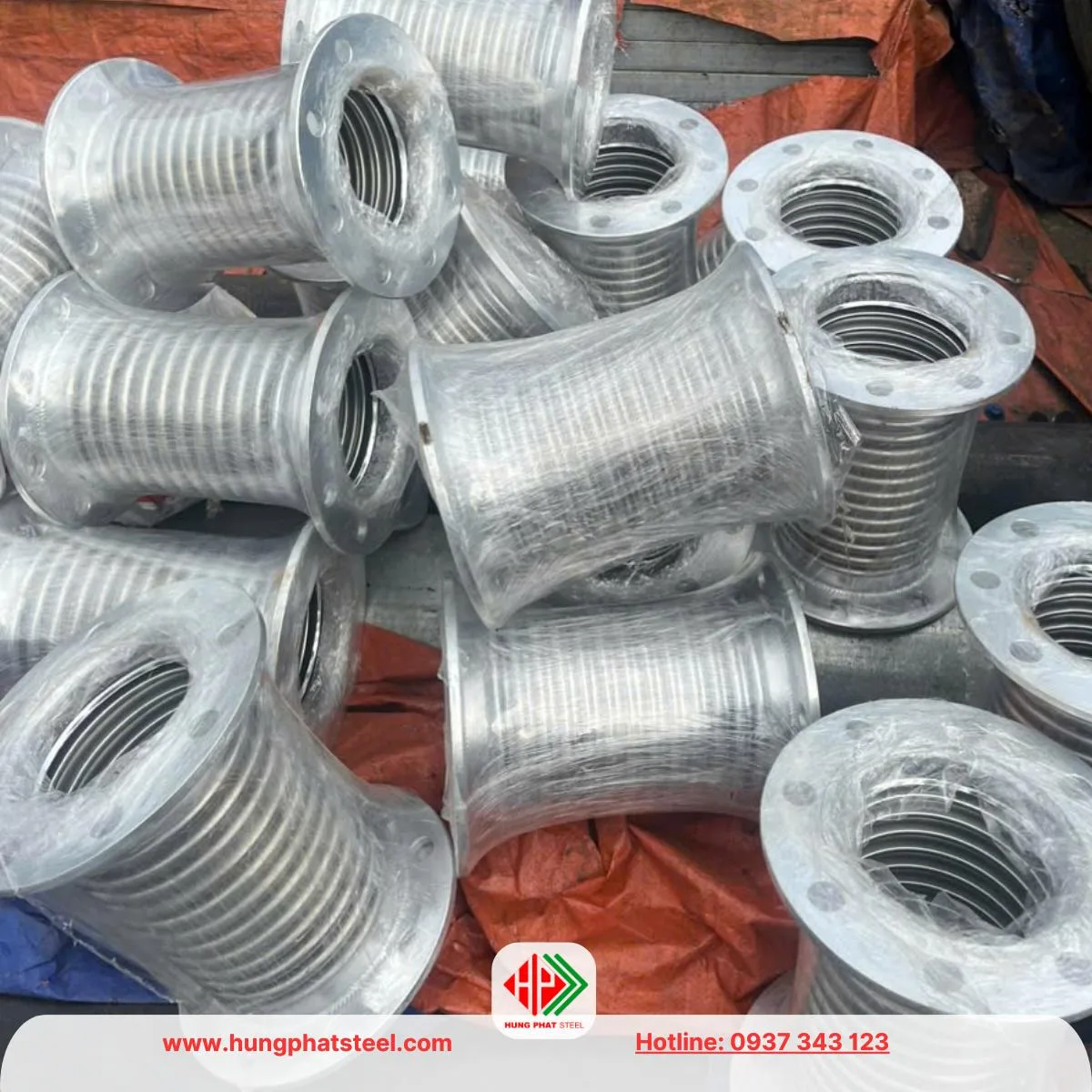 Khớp nối mềm inox mặt bích (khớp giãn nở, khớp chống rung)