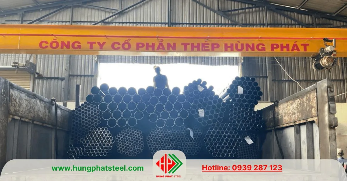 Ống thép Hòa Phát phi 42