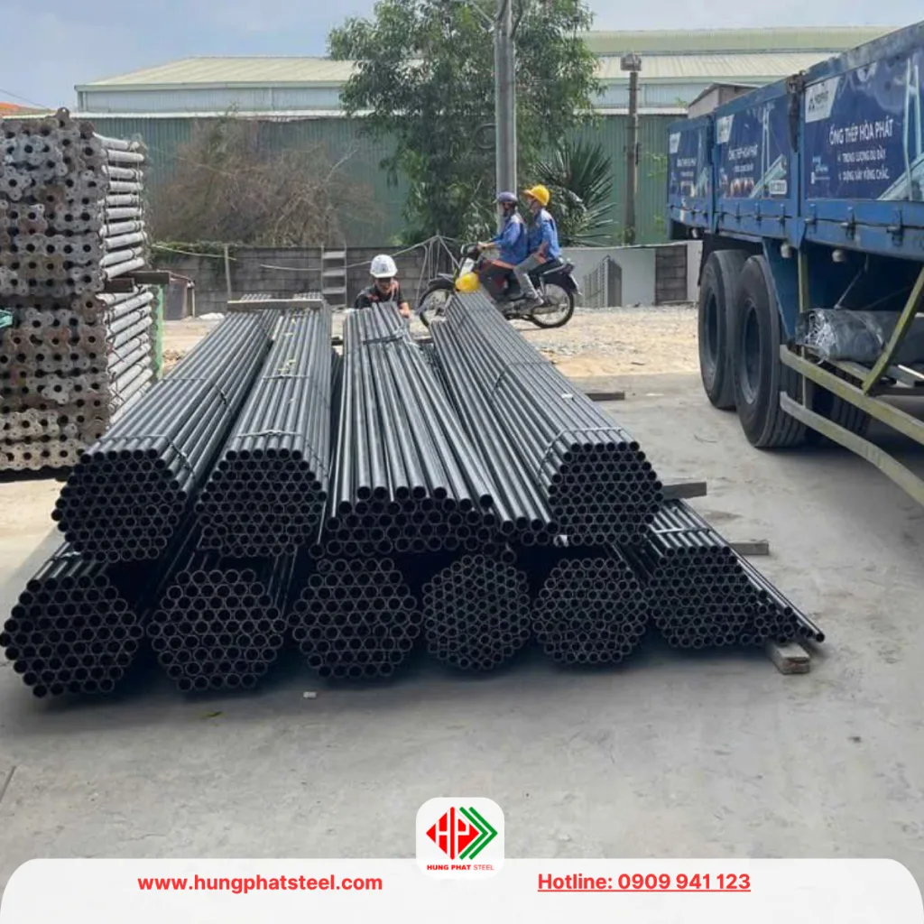 Ống thép đen phi 34 Hòa Phát