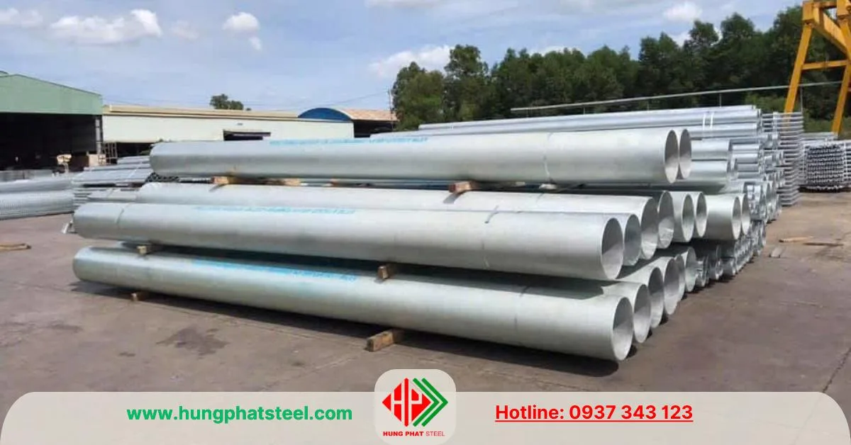 Ống thép đúc mạ kẽm nhúng nóng