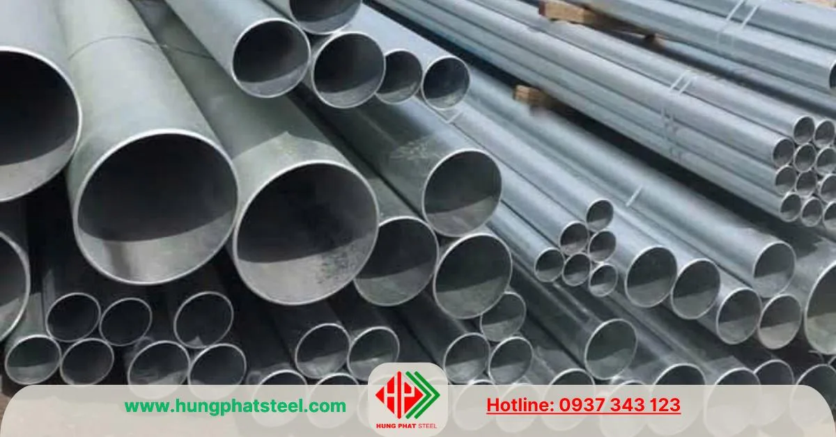 Ống thép đúc mạ kẽm nhúng nóng