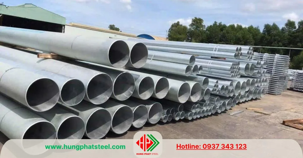 Ống thép đúc mạ kẽm nhúng nóng