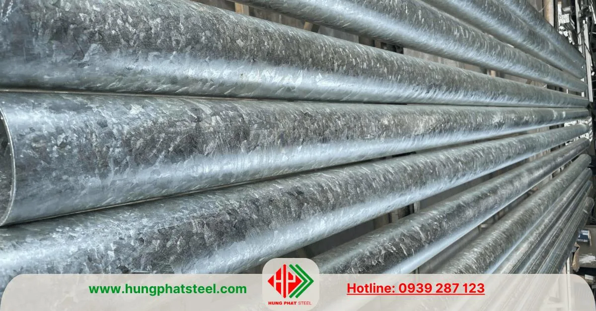 Ống thép đúc phi 219 được mạ kẽm nhúng nóng theo yêu cầu