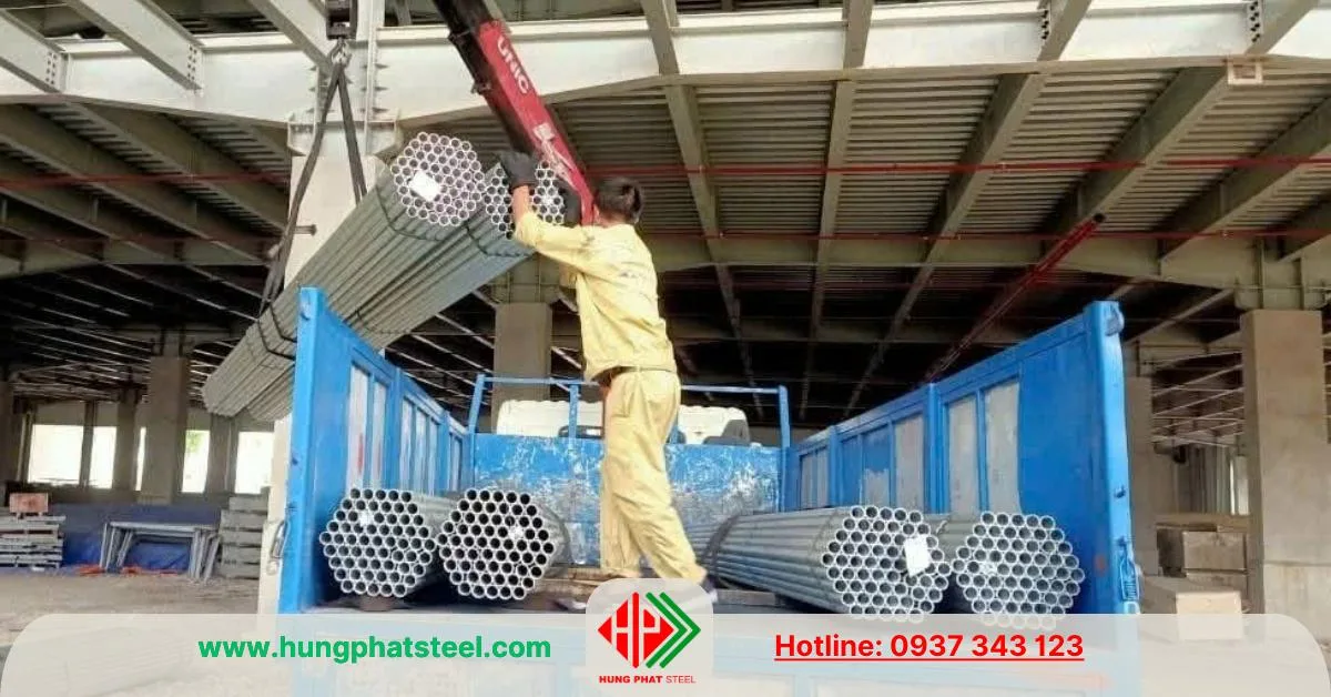 Ống thép nhúng kẽm Hòa Phát