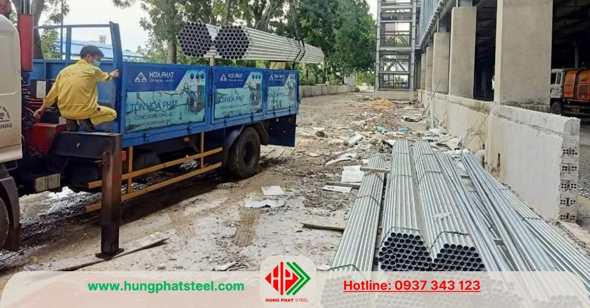 Ống thép nhúng kẽm Hòa Phát