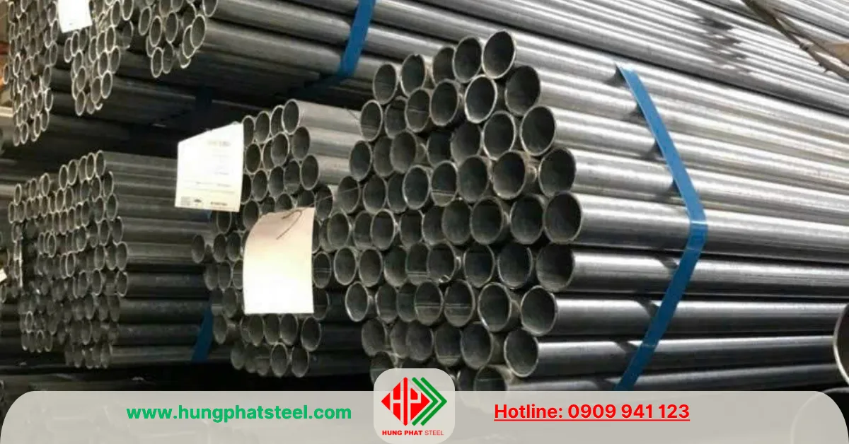 Ống thép tôn mạ kẽm phi 42 Hòa Phát