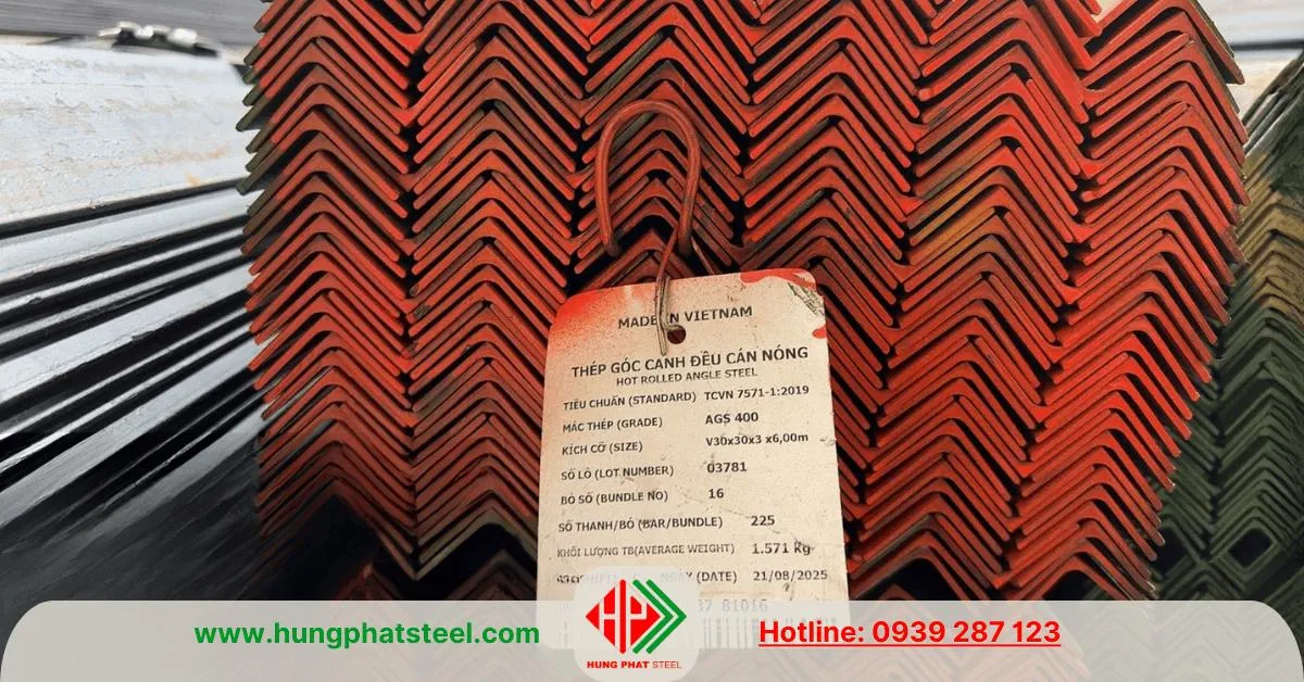 Thép V30x30x3mm Nhà Bè