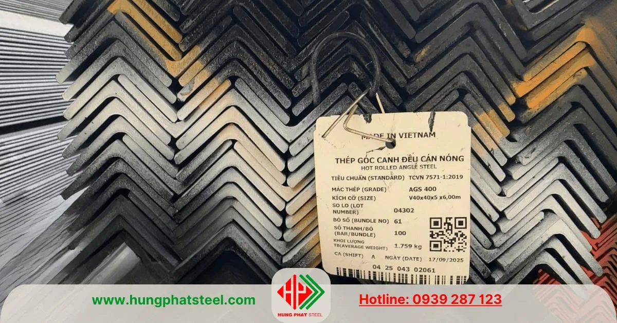 Thép V40x40x5mm Nhà Bè