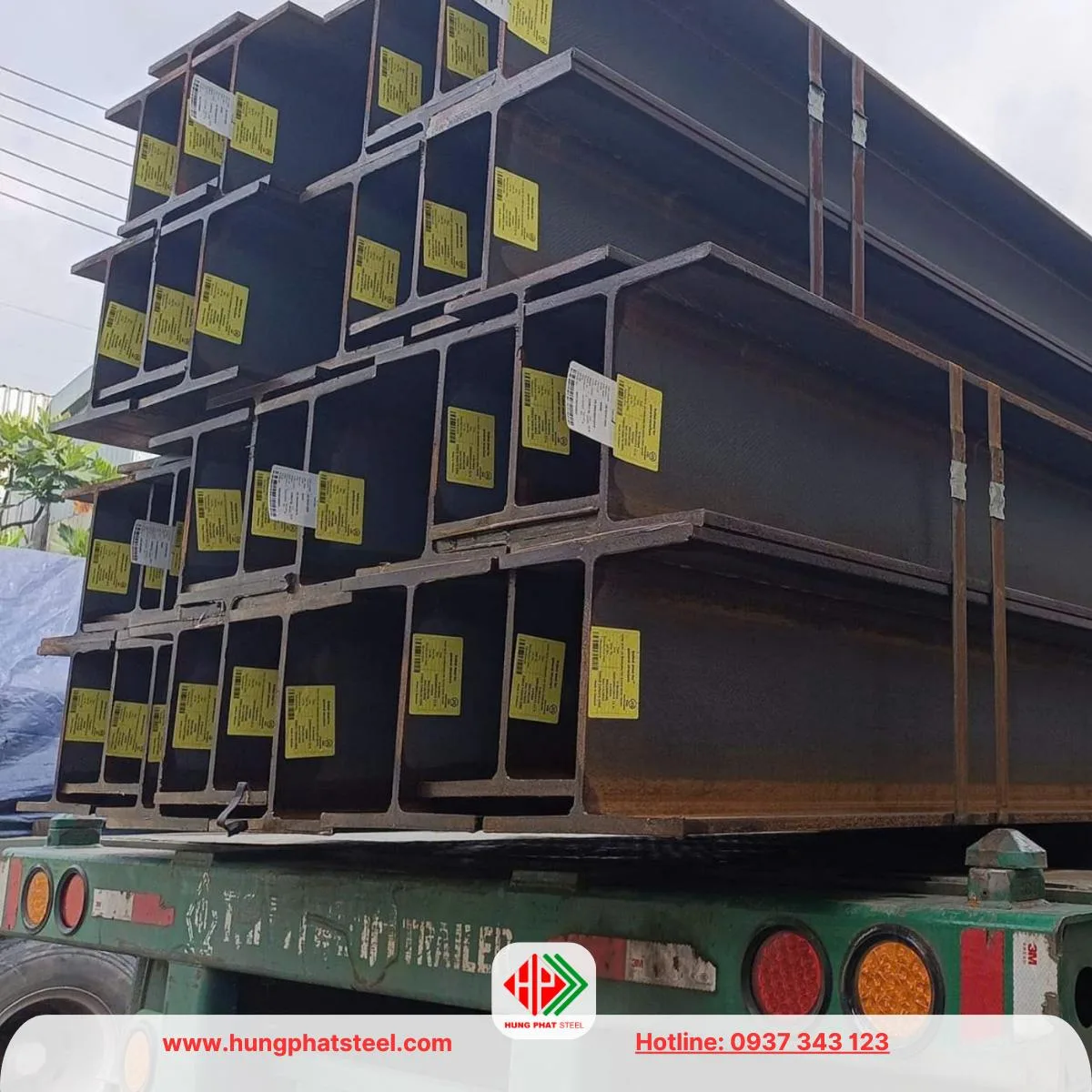 Thép hình H250 x 250 x 9 x 14 x 12000mm - Hình ảnh 5