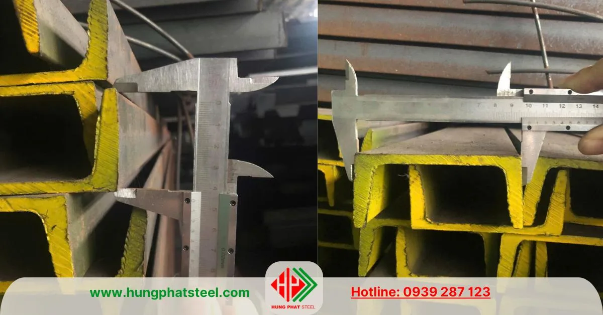 Thép hình U100x46mm