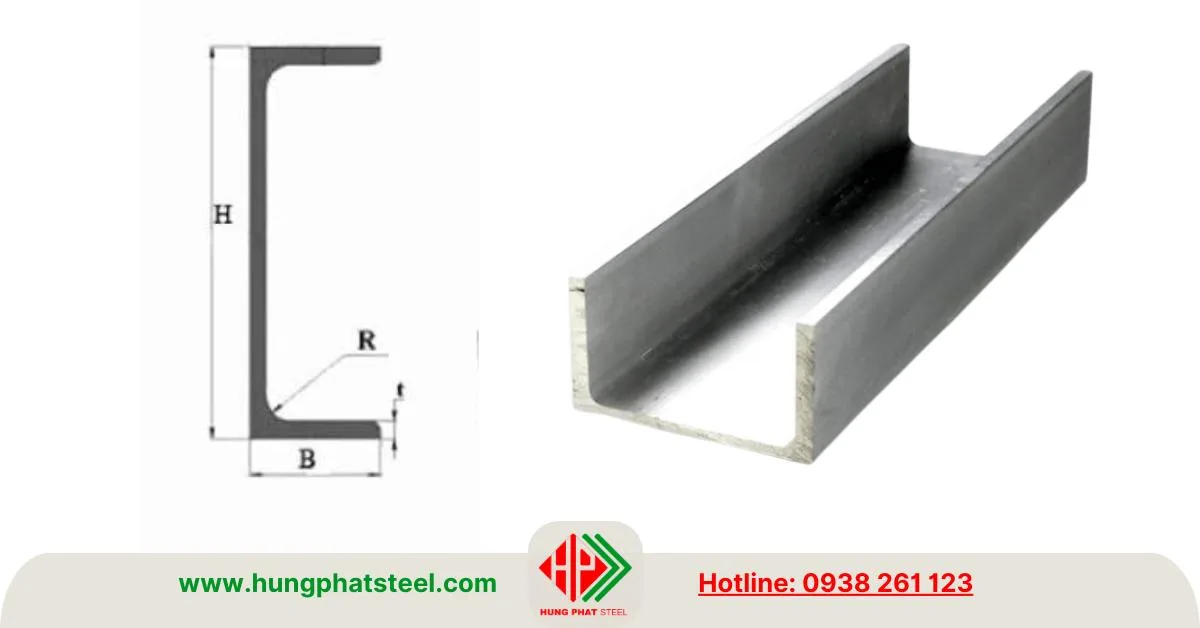 Thép hình chữ C (Channel Steel)