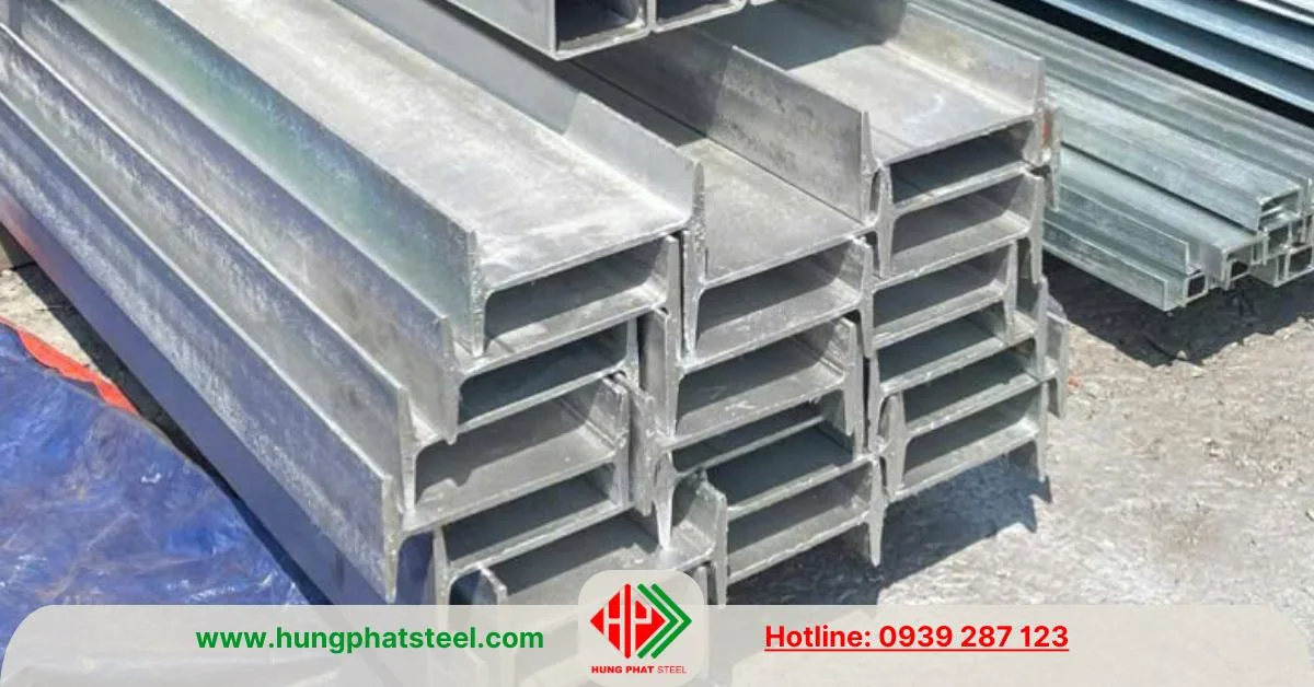 Thép hình i mạ kẽm nhúng nóng