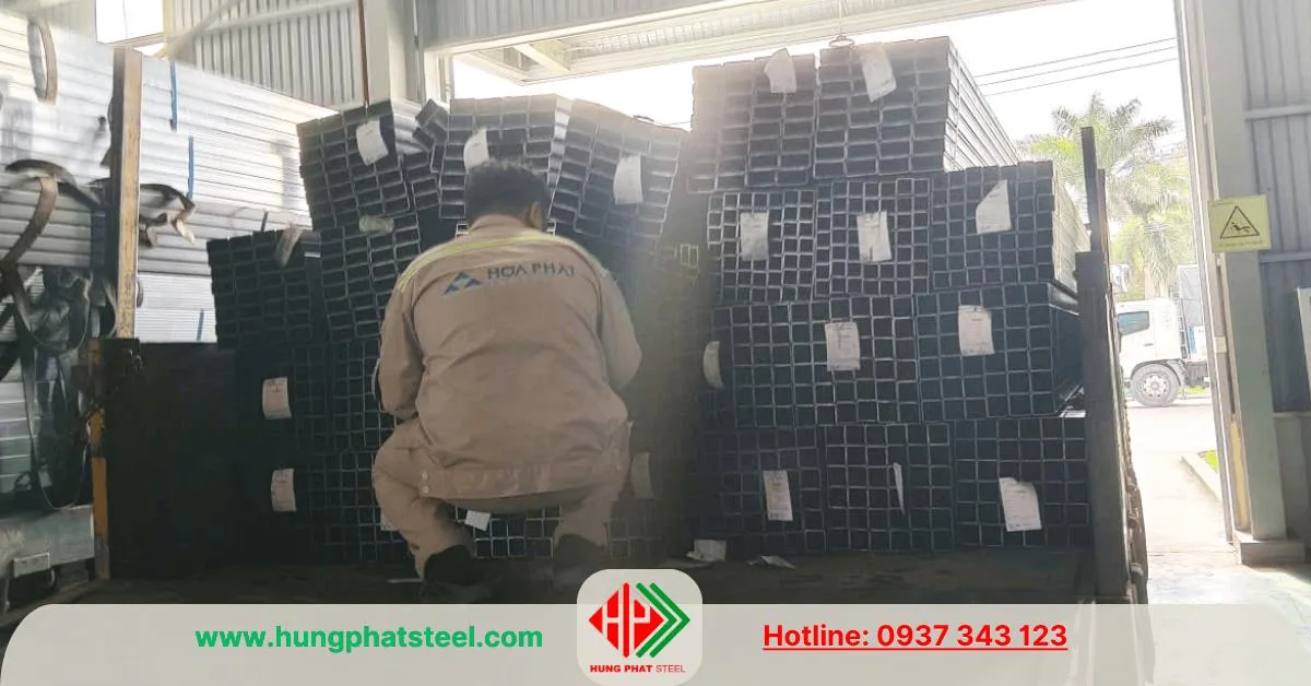 Thép hộp đen Hòa Phát