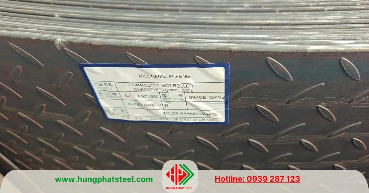 Thép tấm gân 5ly