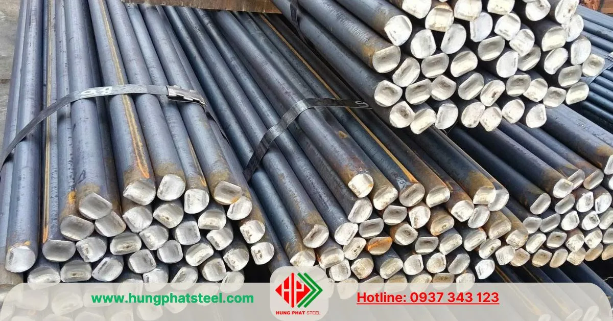 Thép tròn đặc phi 30 (láp D30)