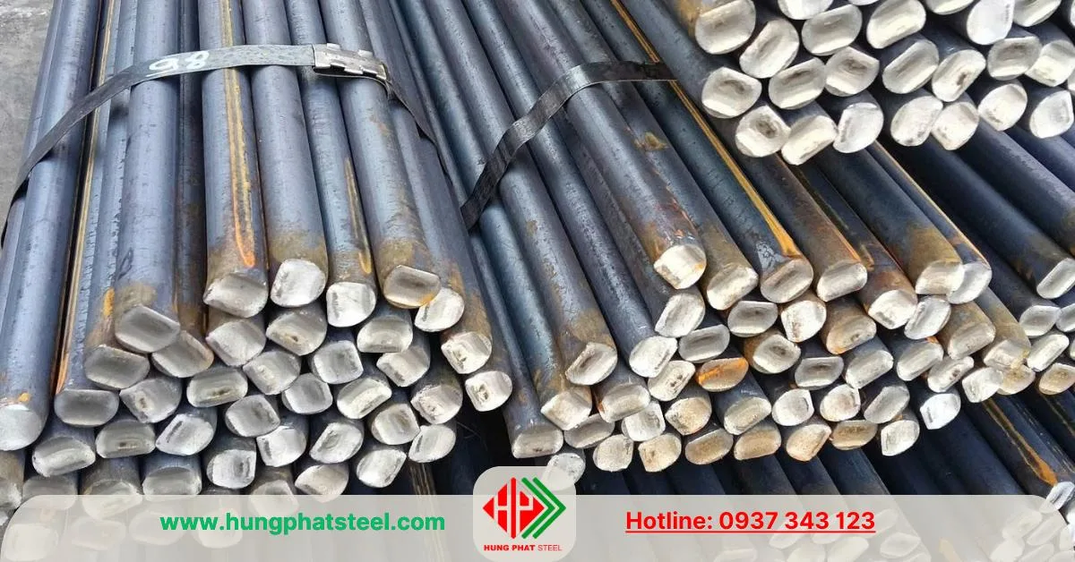 Thép tròn đặc phi 30 (láp D30)