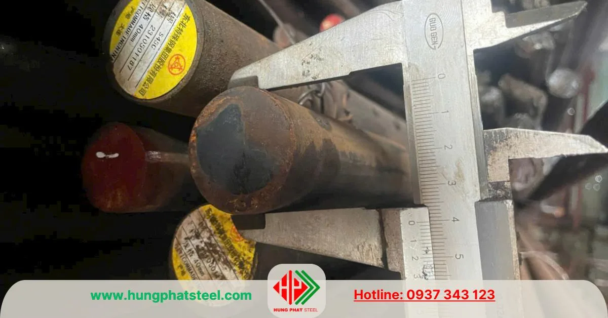 Thép tròn đặc phi 40 (Láp D40)