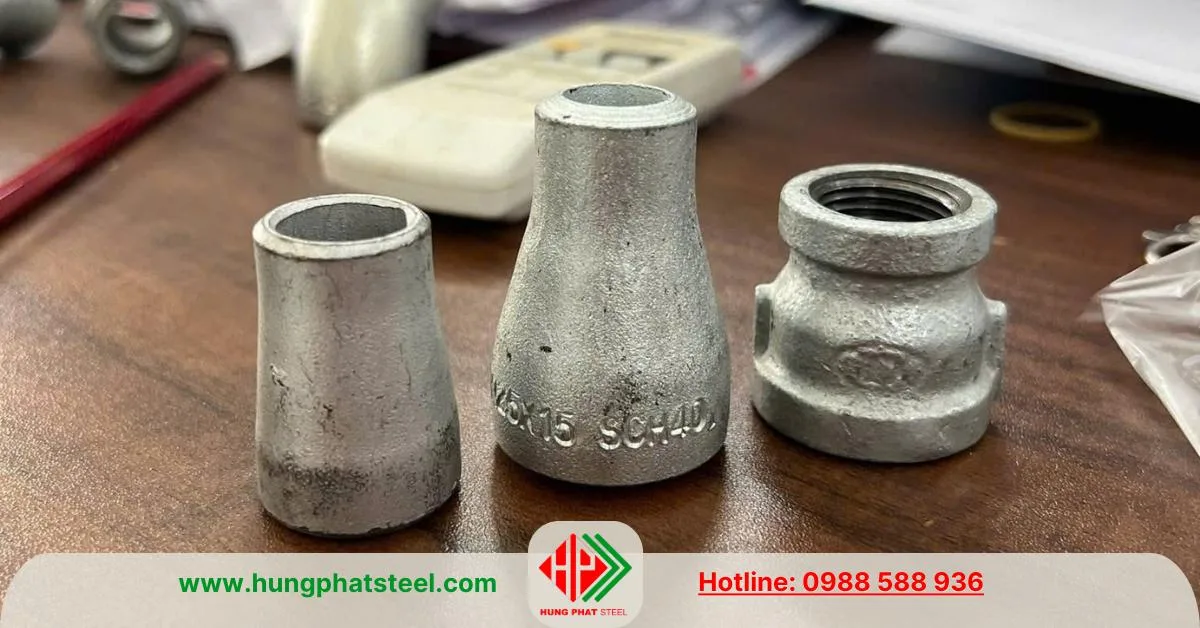 Bầu giảm hàn mạ kẽm (côn thu)