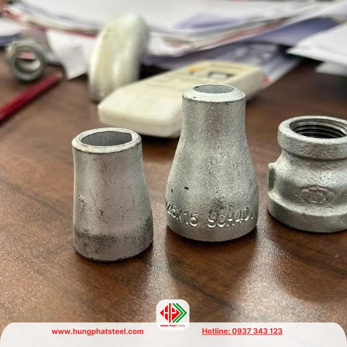 Bầu giảm hàn mạ kẽm (côn thu)