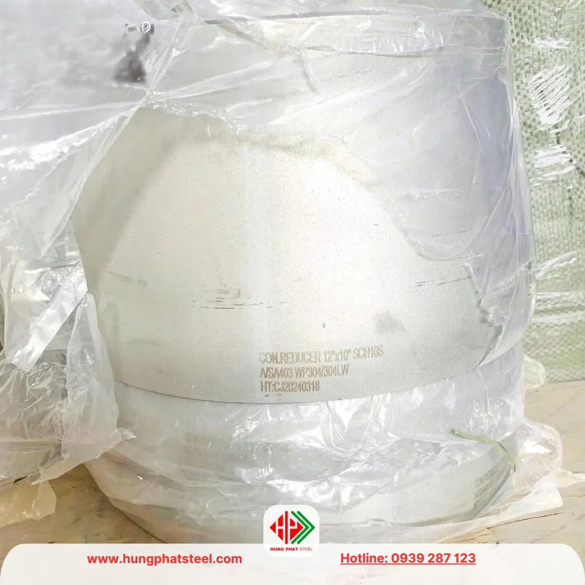 Bầu giảm inox lệch tâm