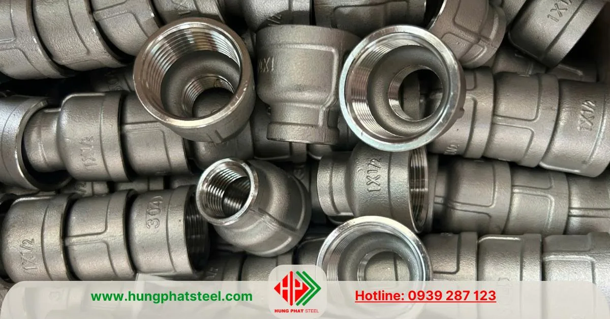 Bầu giảm ren inox