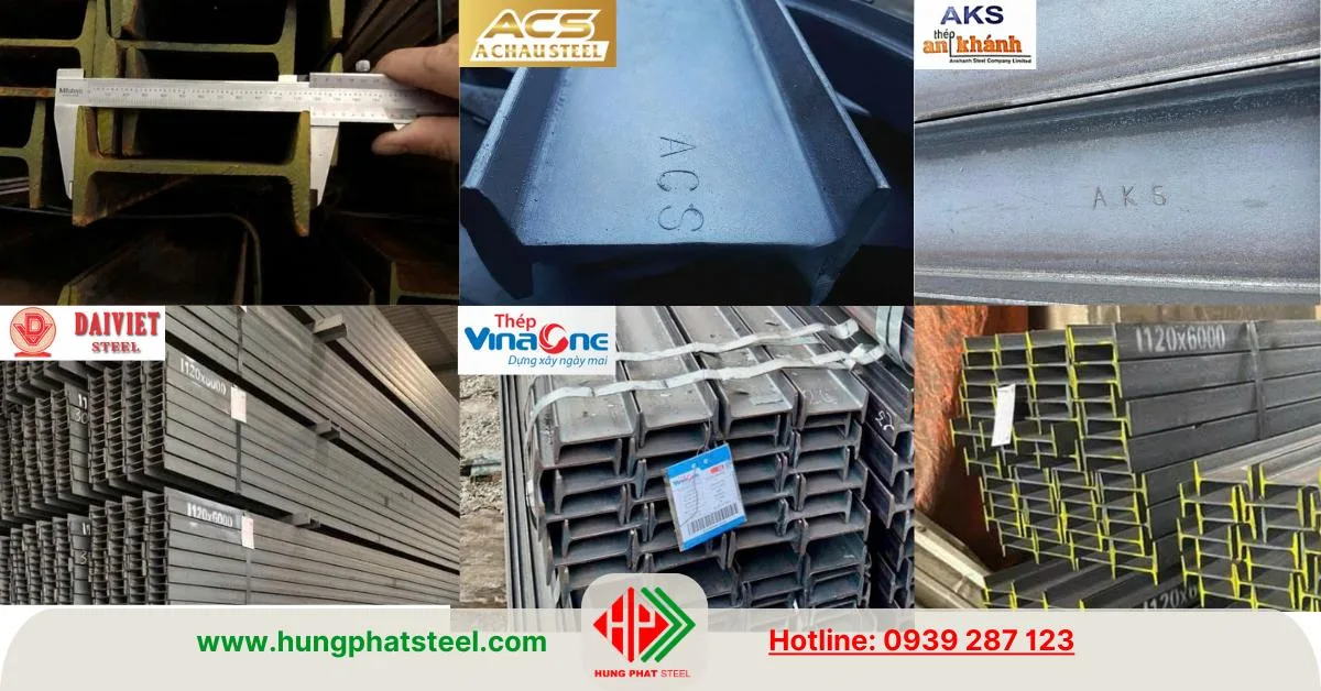 Các thương hiệu sản xuất thép hình i120