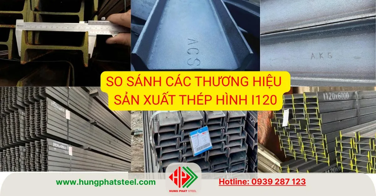 Các thương hiệu sản xuất thép hình i120