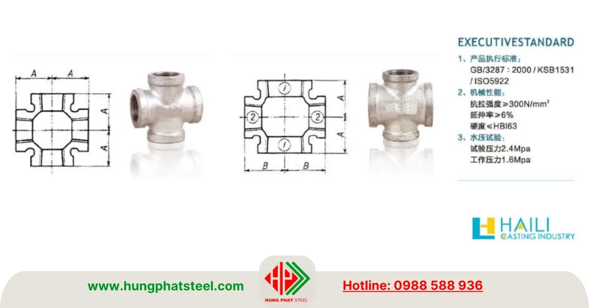 Chữ thập ren Haili Shanxi