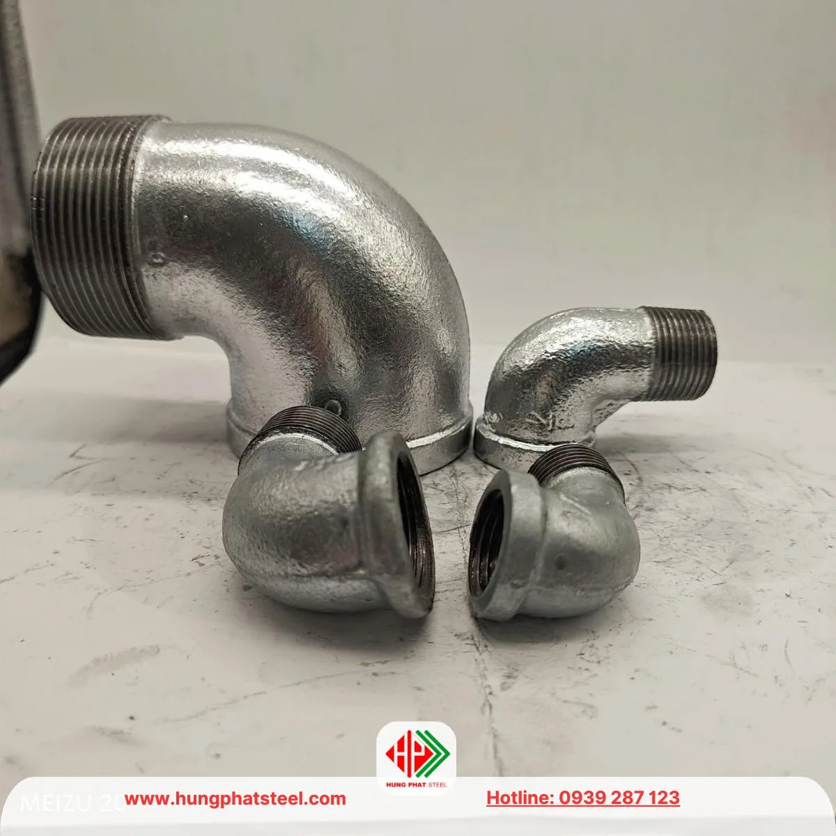 Co điếu ren mạ kẽm