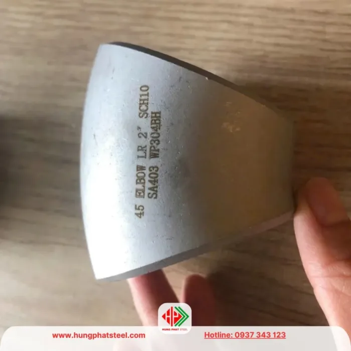 Co Lơi Hàn INOX 45 Độ SUS304/201/316 (Chếch) - Thép Hùng Phát