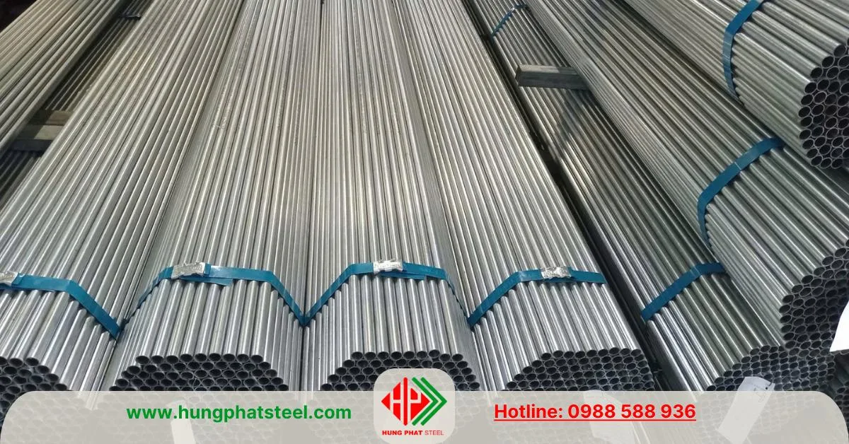 Đai bó xanh dương cho ống tôn kẽm