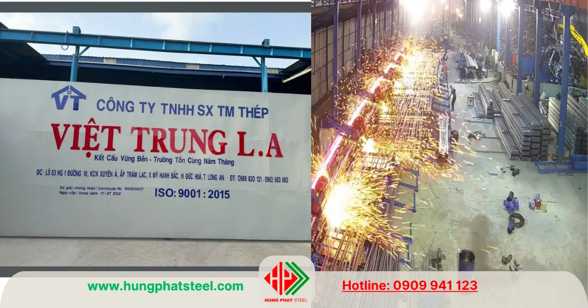 Địa chỉ nhà máy thép Việt Trung L.A