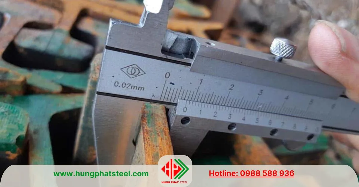 Kích thước thép ray P11