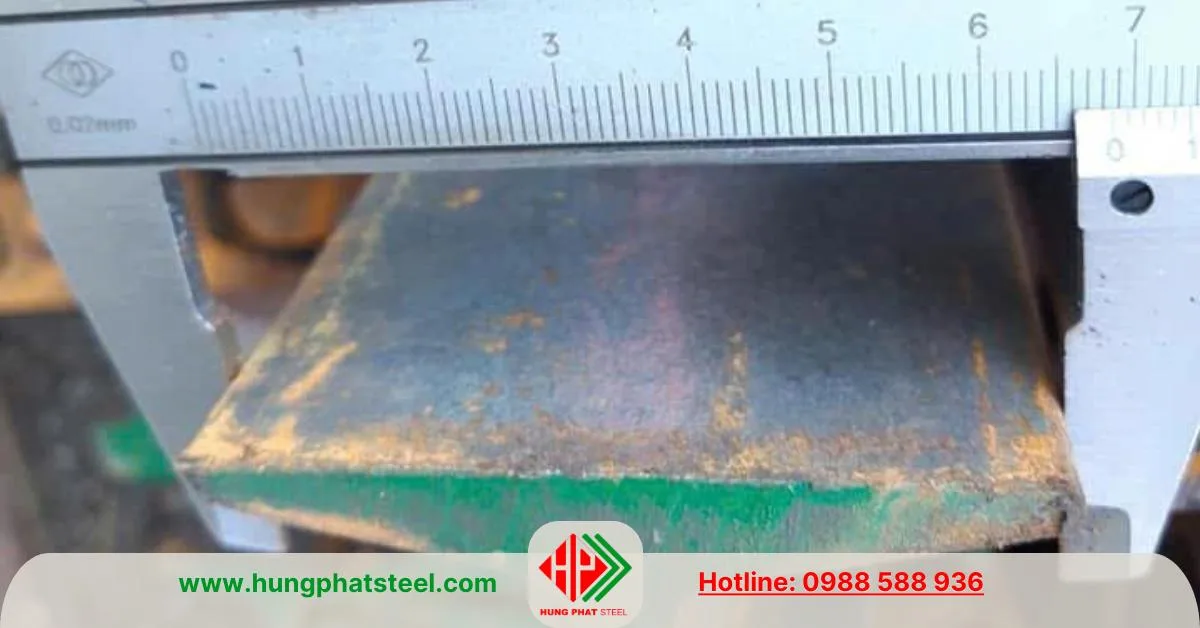 Kích thước thép ray P12