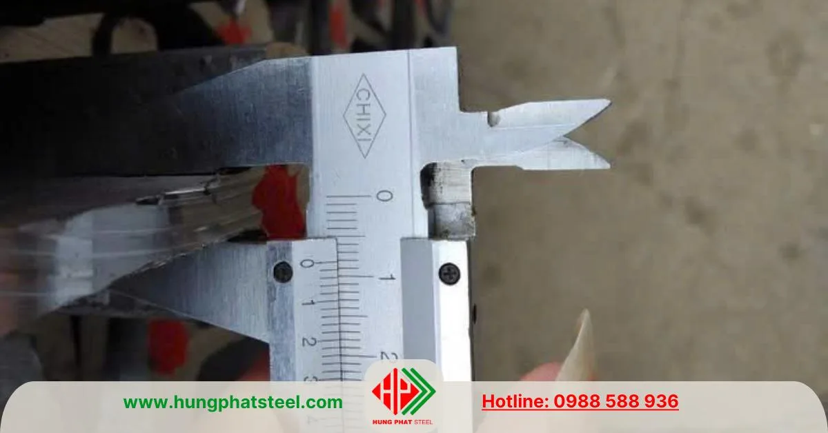 Kích thước thép ray P15