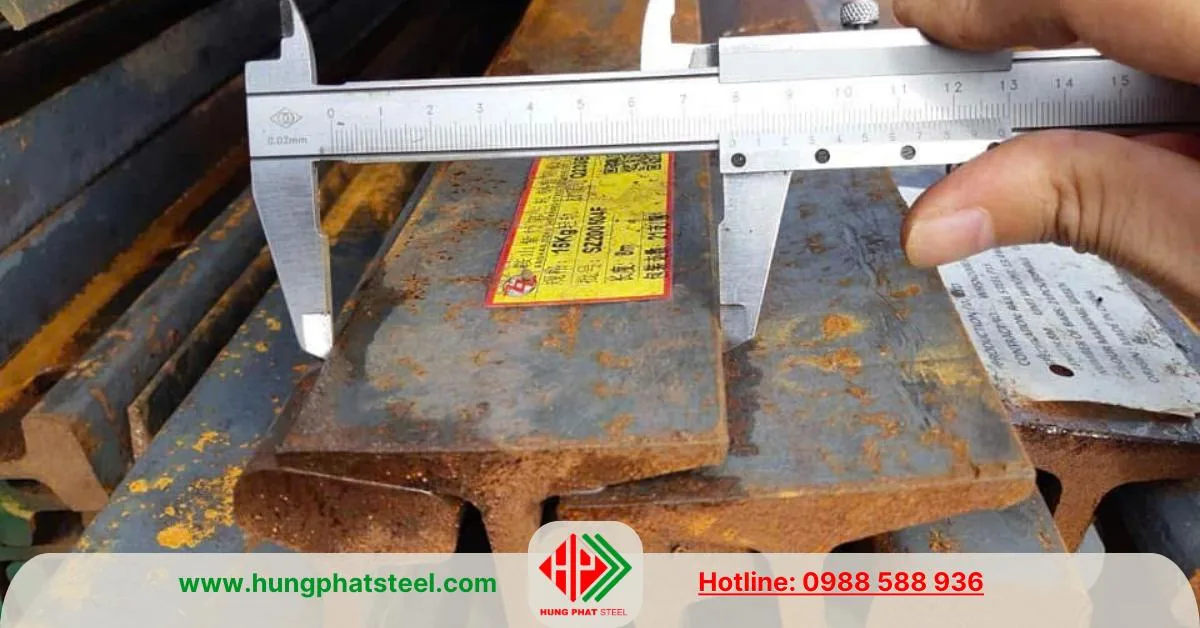 Kích thước thép ray P15