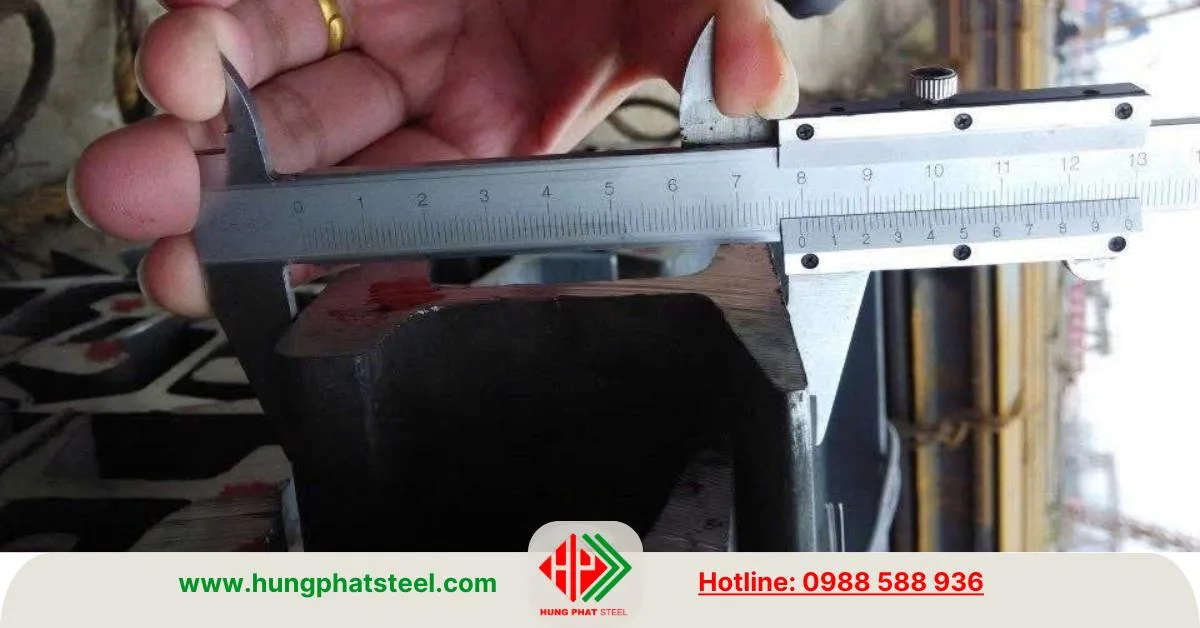 Kích thước thép ray P15