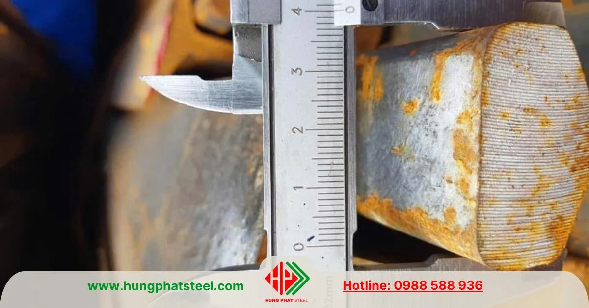 Kích thước thép ray P18