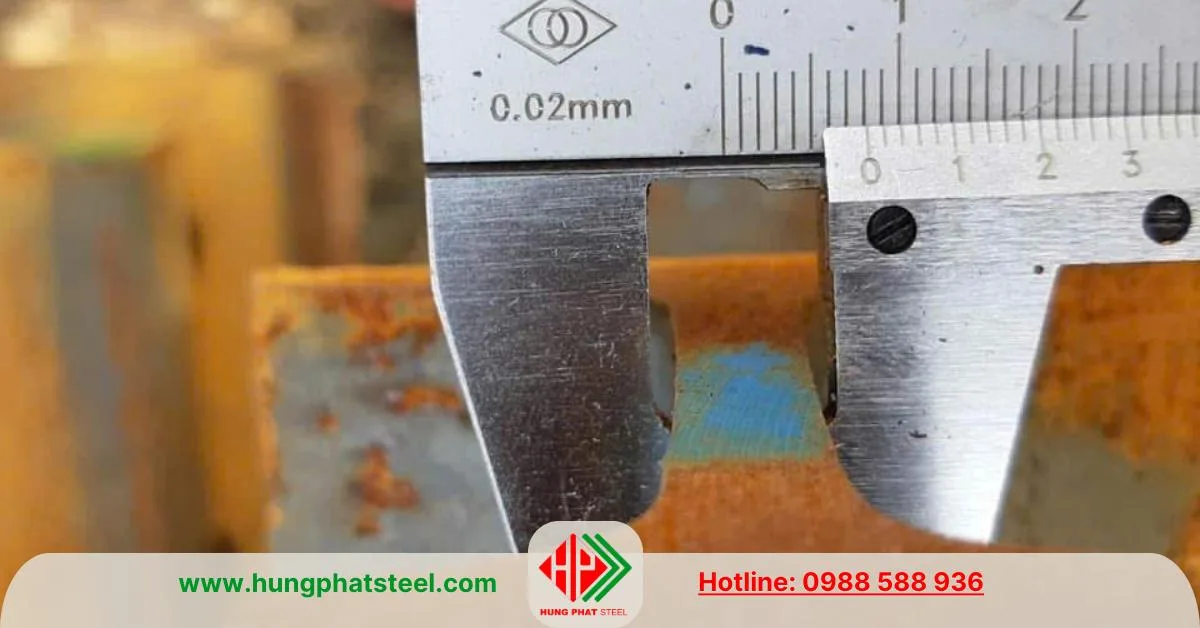 Kích thước thép ray P22