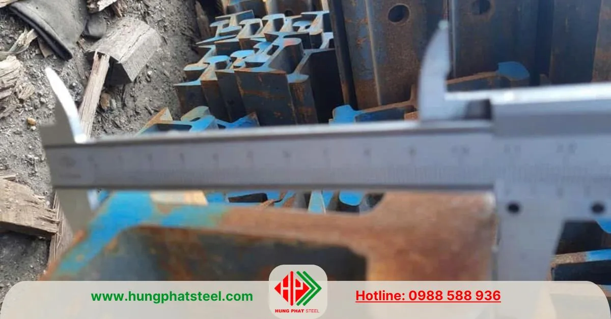 Kích thước thép ray P24