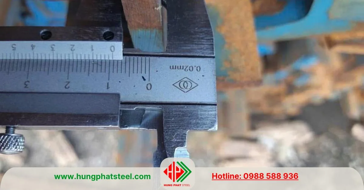 Kích thước thép ray P24