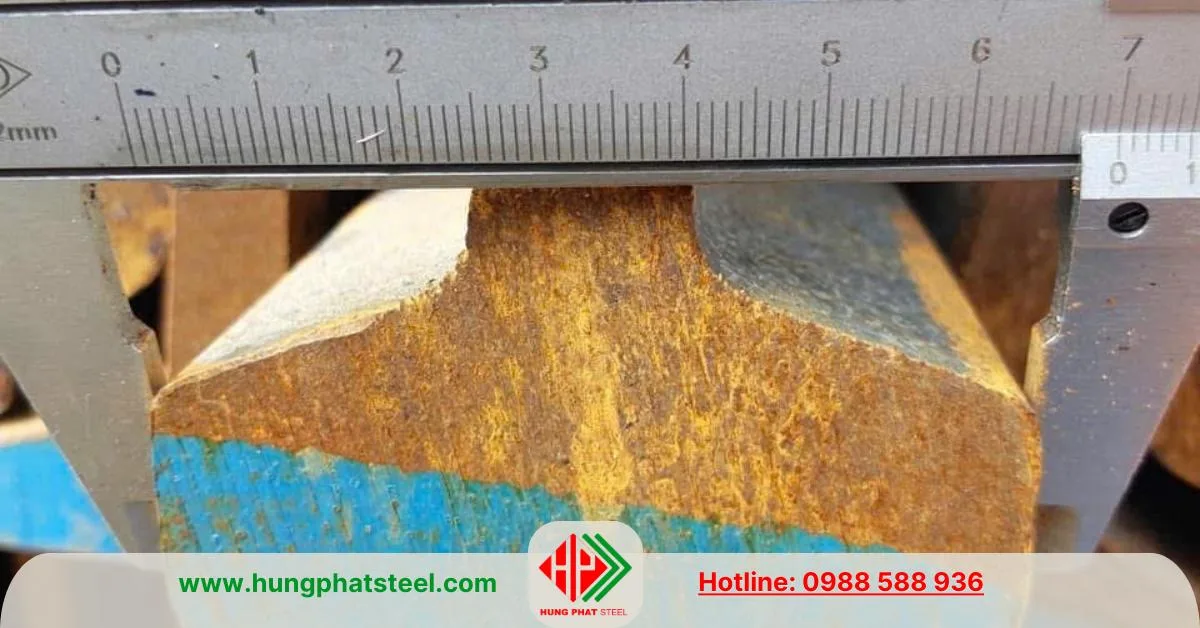 Kích thước thép ray P43