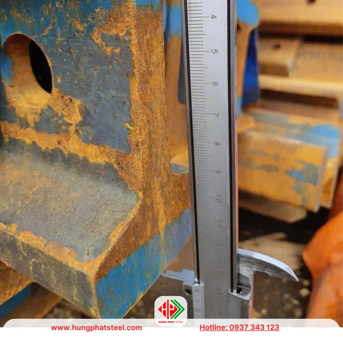 Kích thước thép ray P43