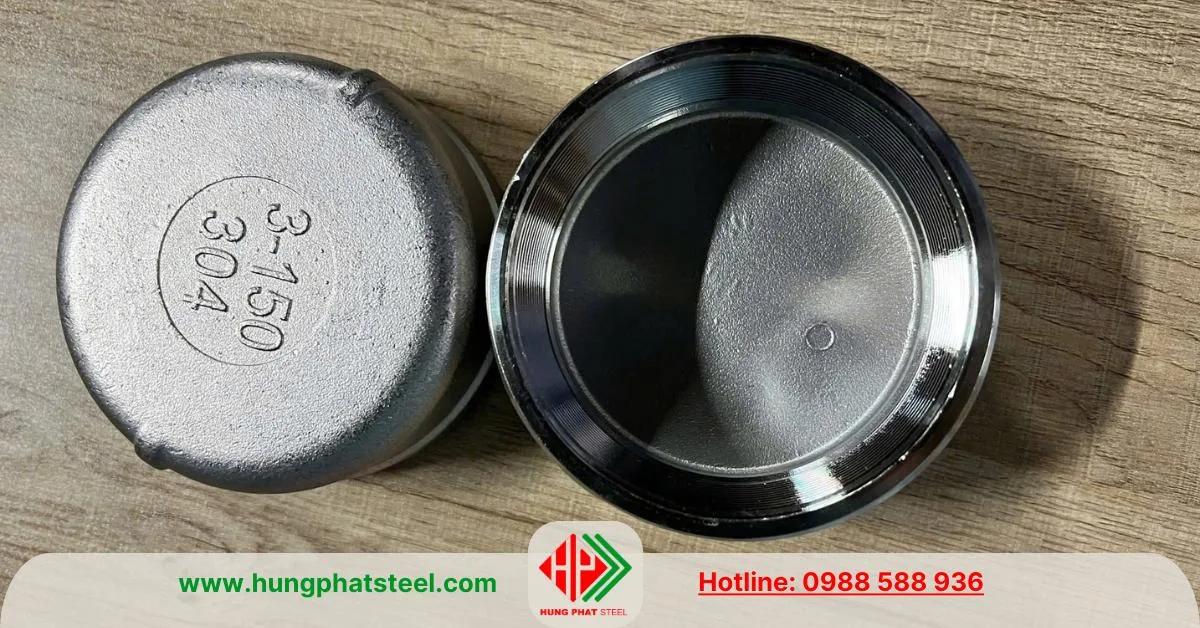 Nắp bịt ren inox