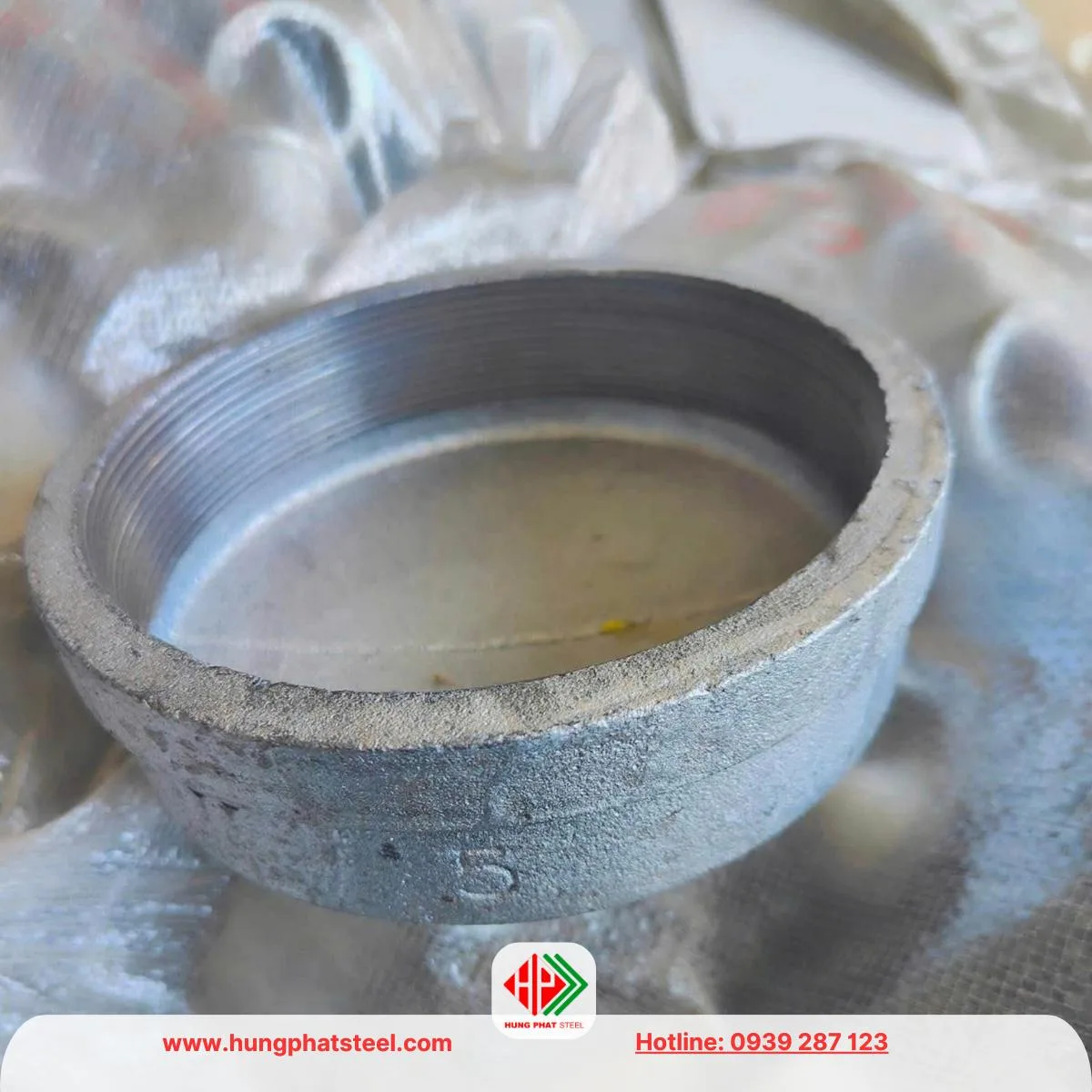 Nắp bịt ren trong mạ kẽm